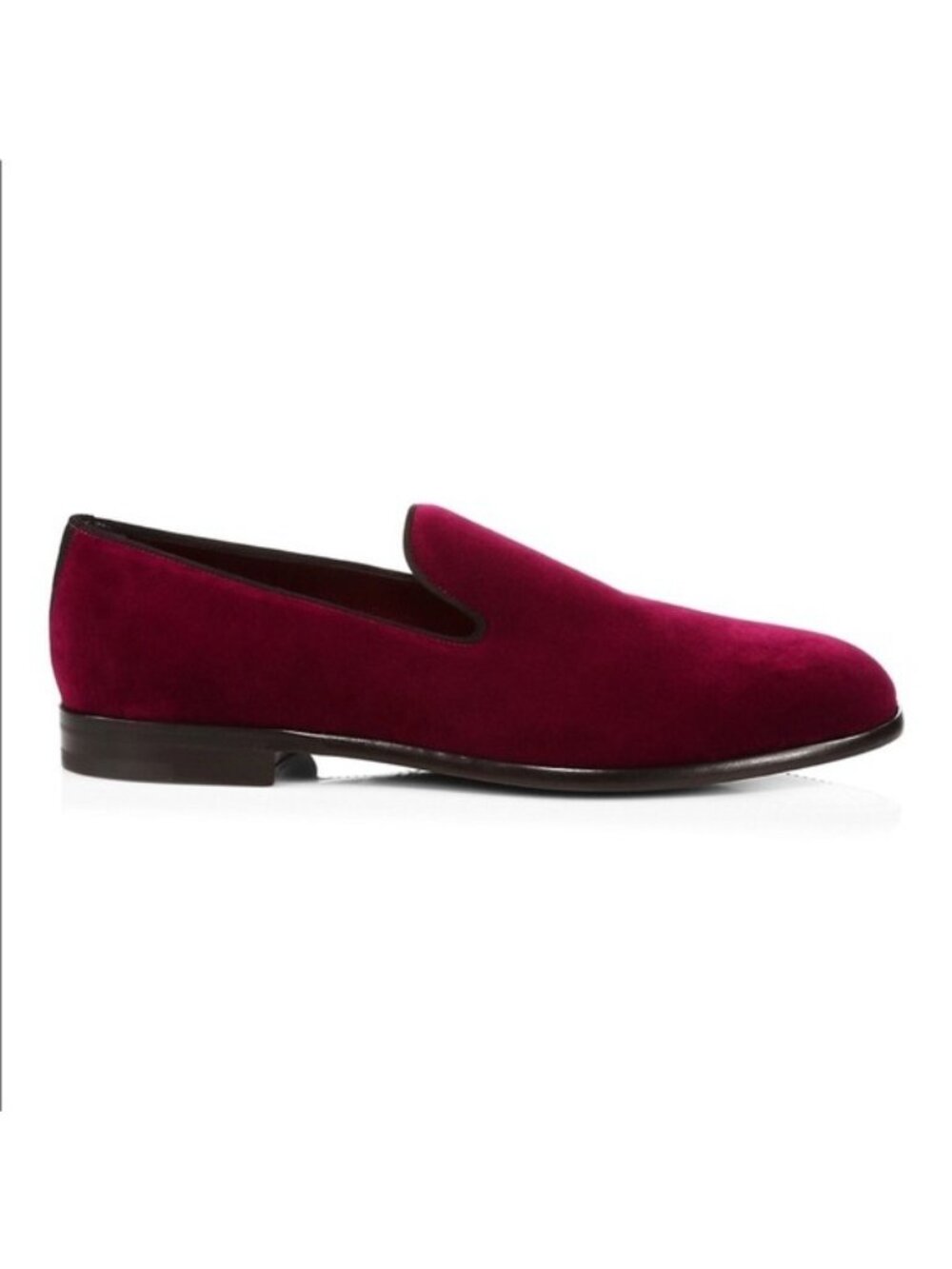 Dolce & Gabbana Velvet Loafers Slip-On Shoes Bordeaux Red Men’s Size 10 $695